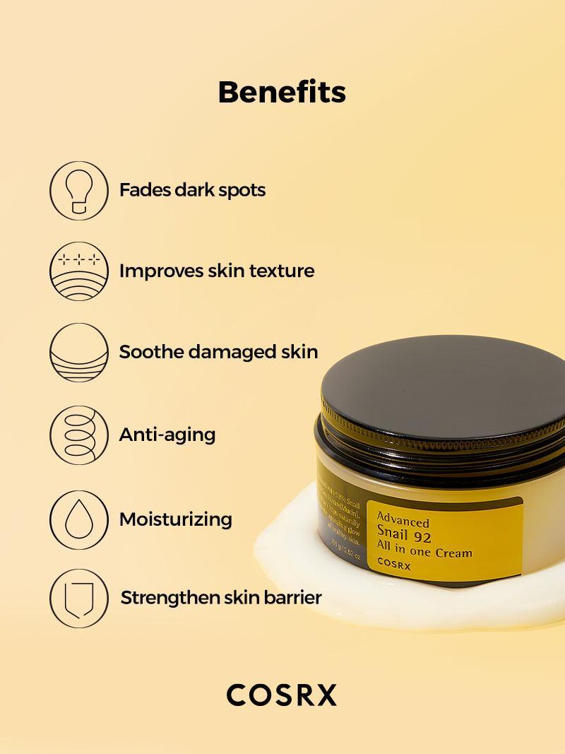 COSRX Advanced Snail 92 All in One Cream - 100ml