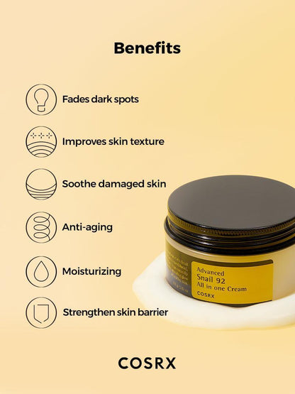 COSRX Advanced Snail 92 All in One Cream - 100ml